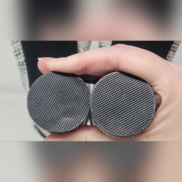 Fashion Nova Women's Midnight Lover Snake Print Vegan Leather Zip Heels Size 8.5 - Picture 11 of 14